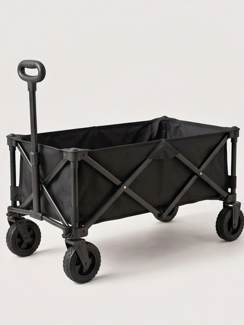 Mac Sports Collapsible Folding Outdoor Utility Wagon Black